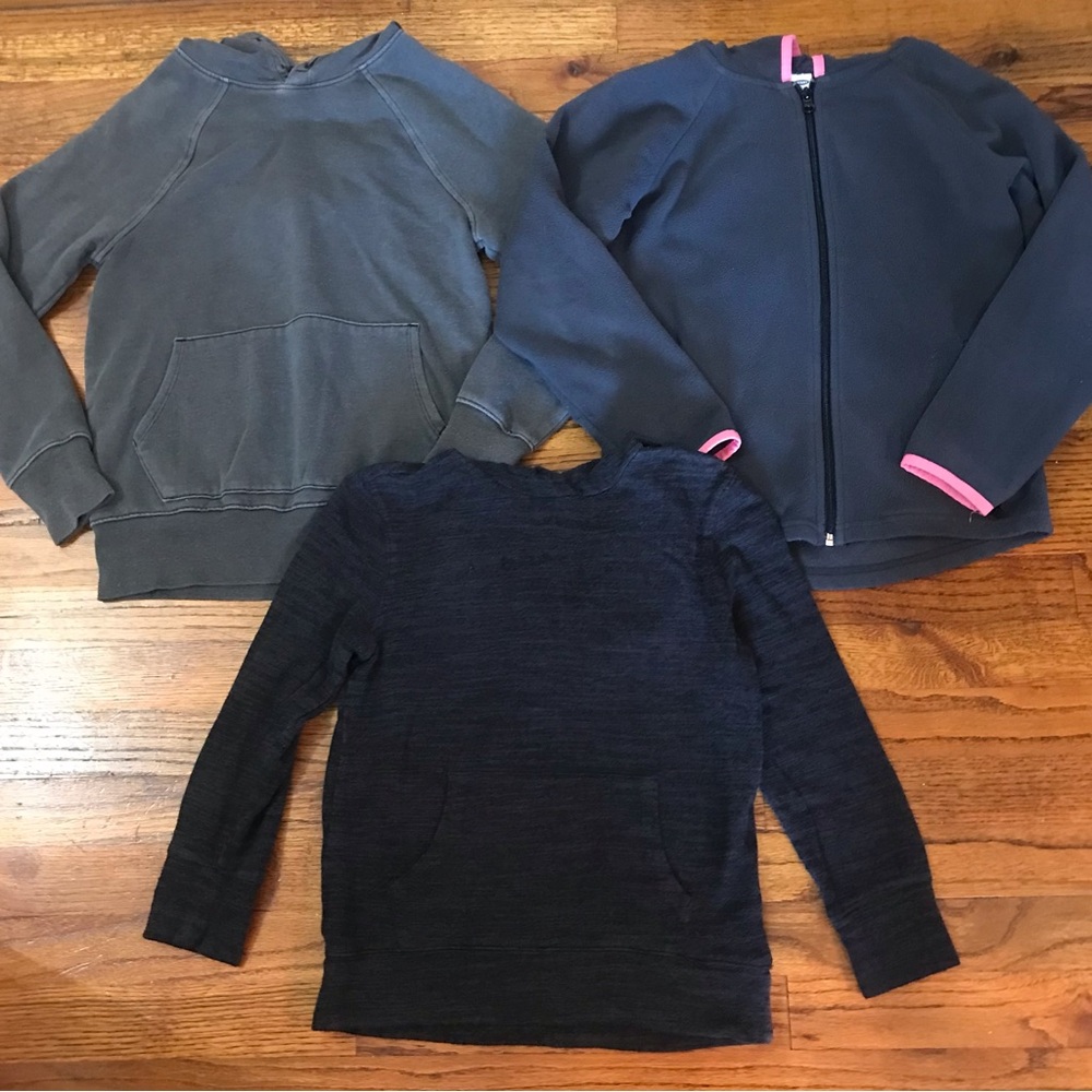 Girls Hooded Hoodie Jacket Coat Set of 3
1 Full Zip Close 2 Pockets
2 Pullovers - Picture 9 of 13